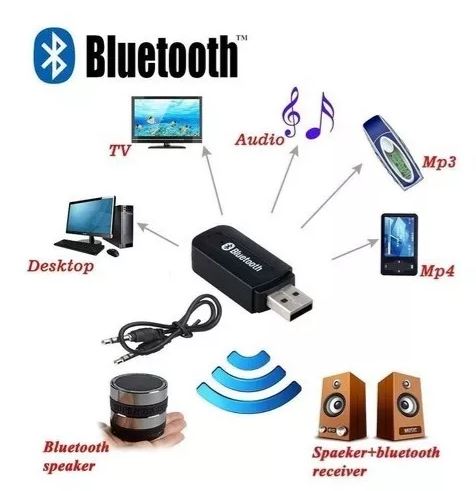 Receptor Audio USB Bluetooth 5.0 Wireless Receiver Adaptador