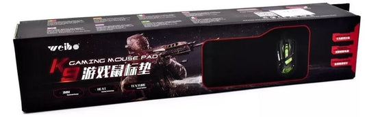 Pad Mouse Gamer Extra Largo Mouse Pad Deluxe Color Negro Weibo K9