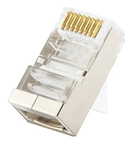 Conector Rj45 Cat6 Metálico