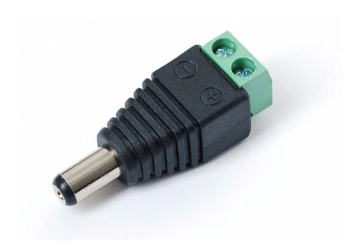 Conectores Dc Jack Bornera Cctv Hembra + Macho