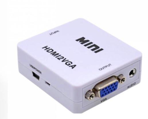 Adaptador Convertidor HDMI A VGA Audio Video