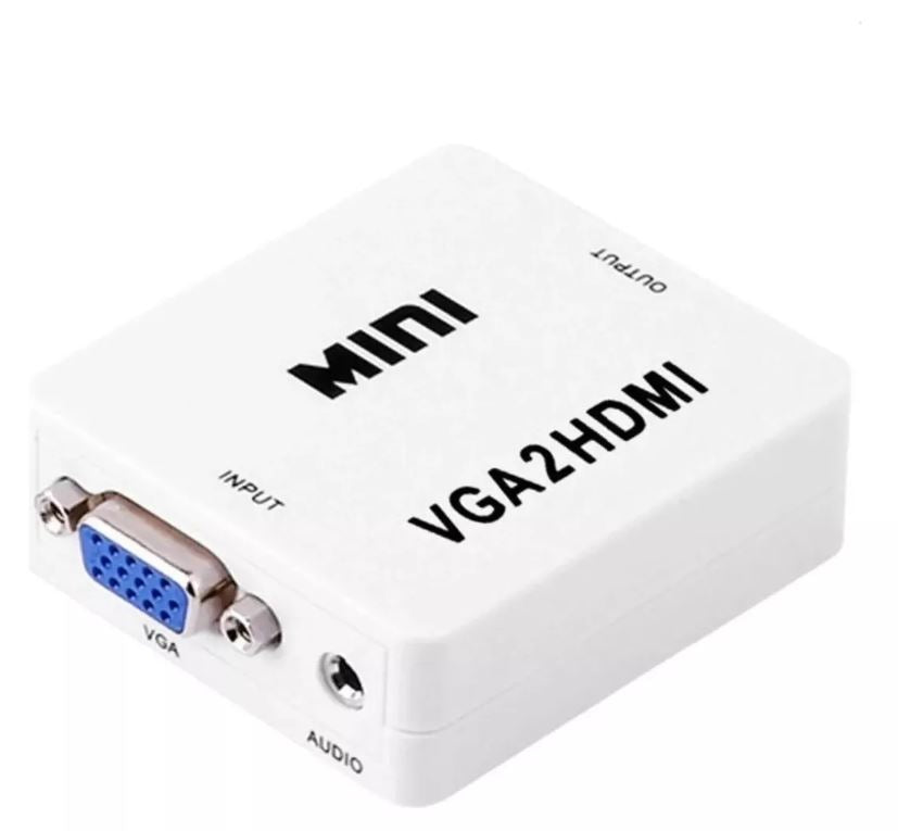 Adaptador Convertidor HDMI A VGA Audio Video