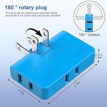 Adaptador de toma corriente 3 salidas