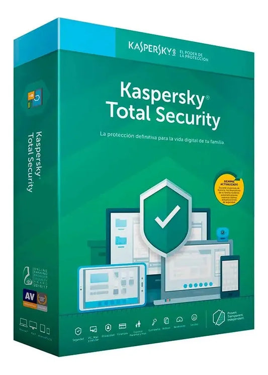 Antivirus Kaspersky Total Security 1 Año 1 Dispositivos