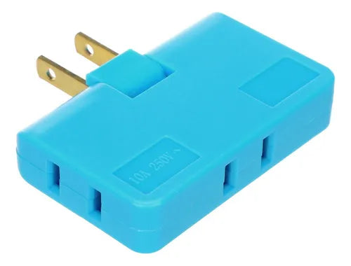 Adaptador de toma corriente 3 salidas