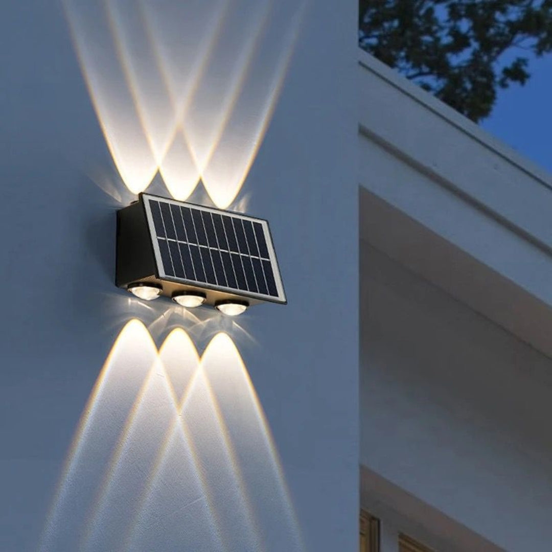Lampara Led Recargable Con Panel Solar SL06RGB B2B