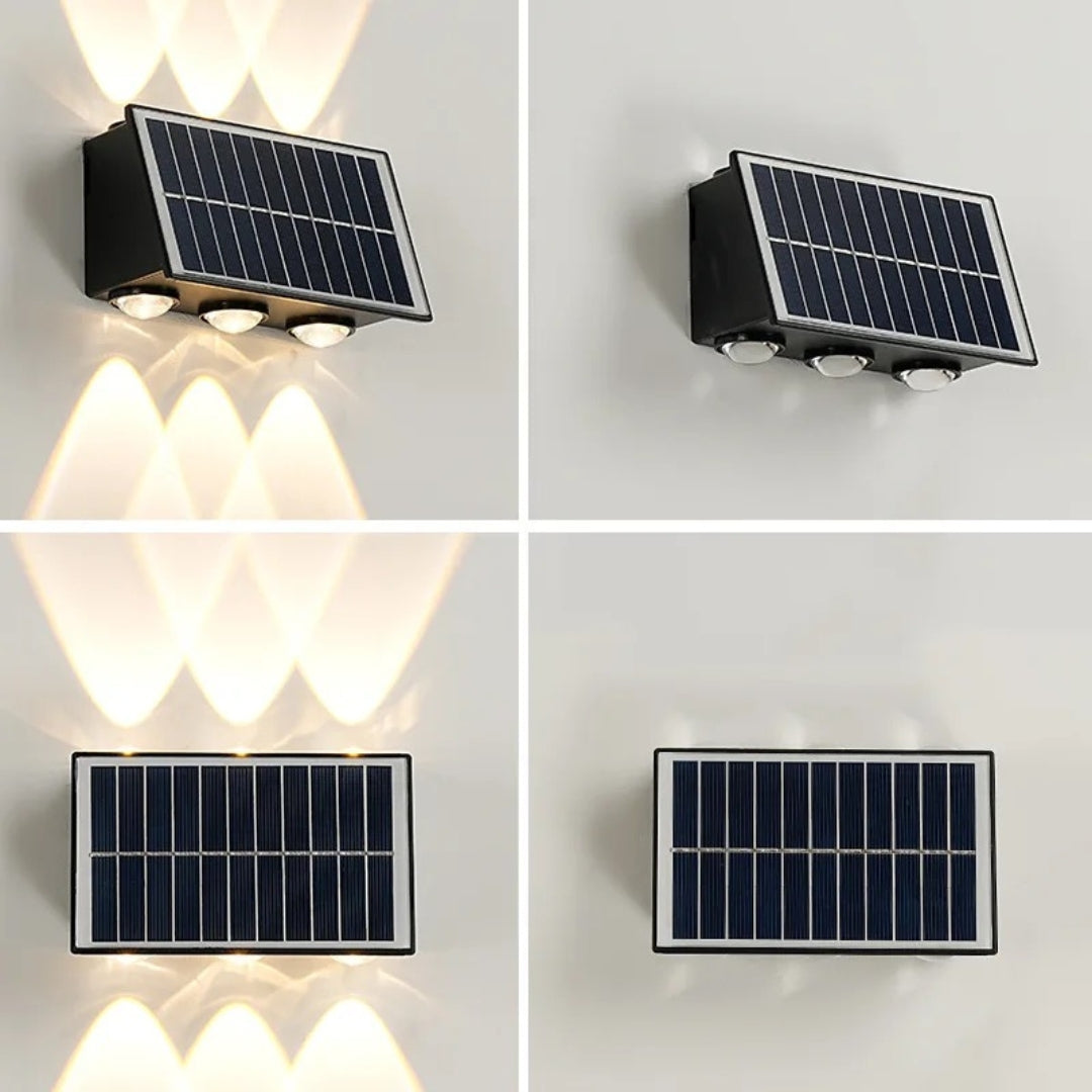 Lampara Led Recargable Con Panel Solar SL06RGB B2B