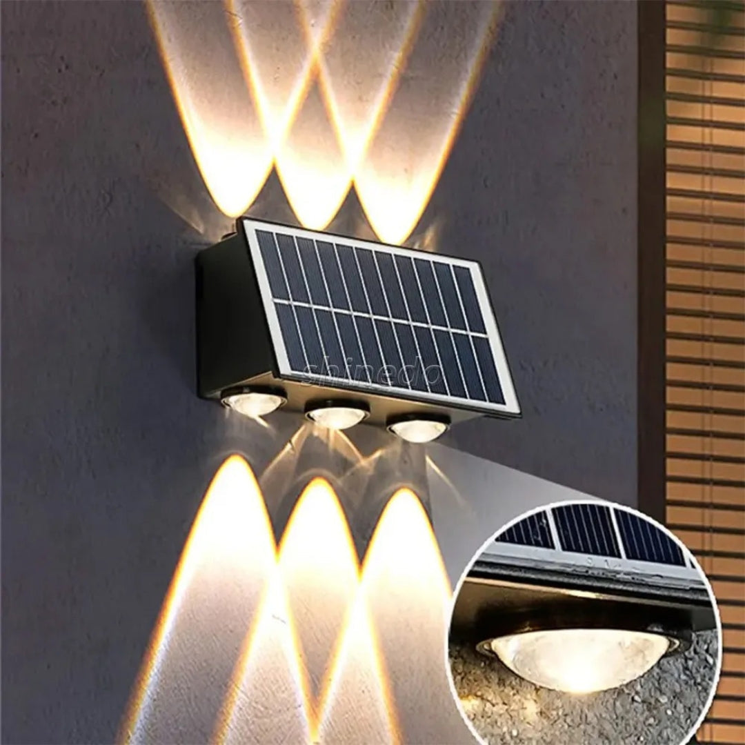 Lampara Led Recargable Con Panel Solar SL06RGB B2B