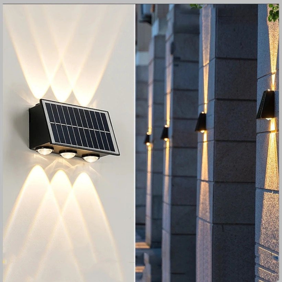 Lampara Led Recargable Con Panel Solar SL06RGB B2B
